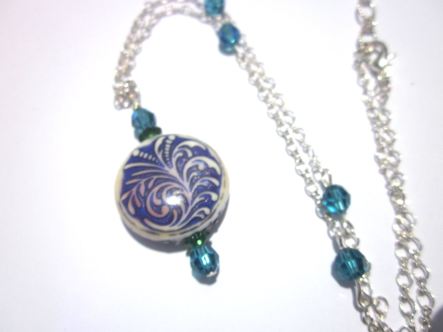 Mood Necklace Color Changing Necklace Swarovski Crystals Etsy