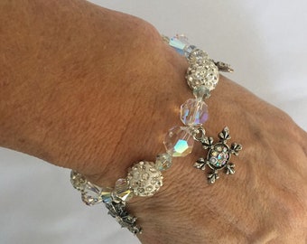 Sparkle Snowflake Pave Bracelet