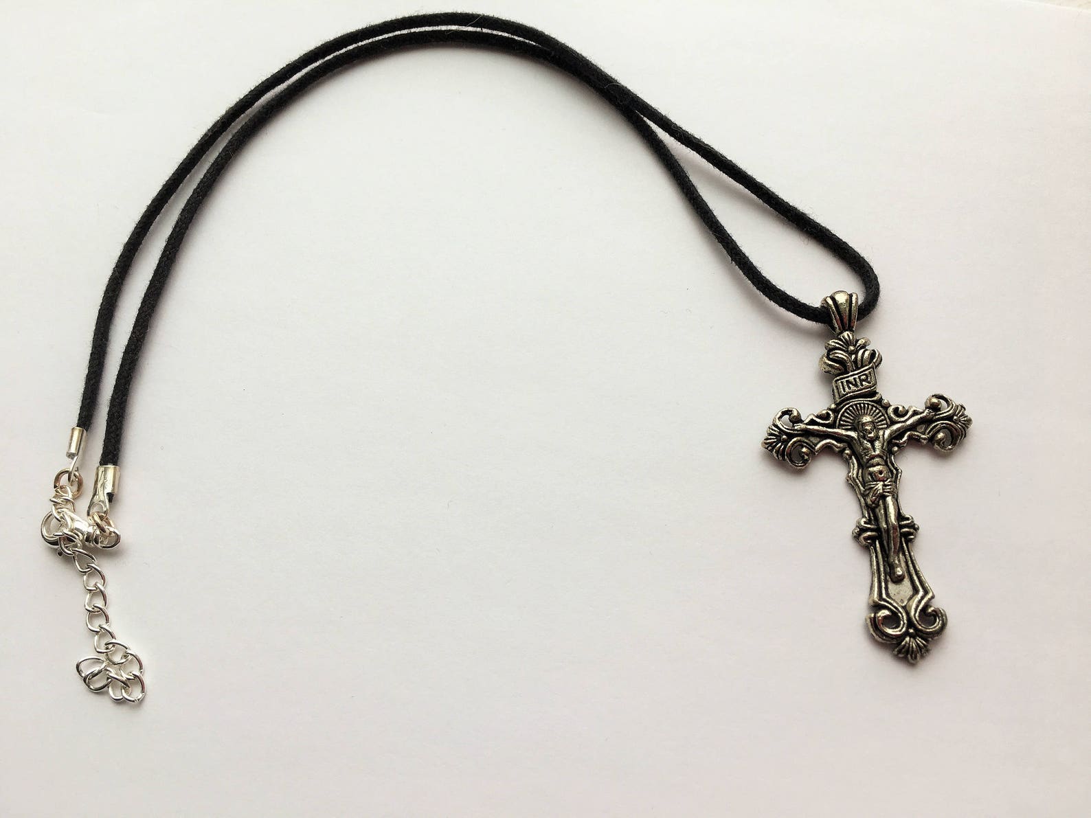 Mens Crucifix Necklace Unisex Crucifix Necklace Crucifix Etsy