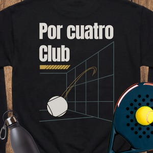 Por Cuatro Club Padel Sweatshirt, Architectural Court Design