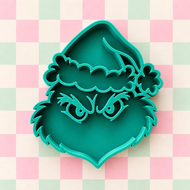 Printable Grumpy Grumpy Christmas Shaped Sensory Tray STL | 4 Sizes | Digital 3D Print ...