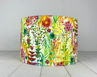 Liberty lampenschirm blumen stoff tresco