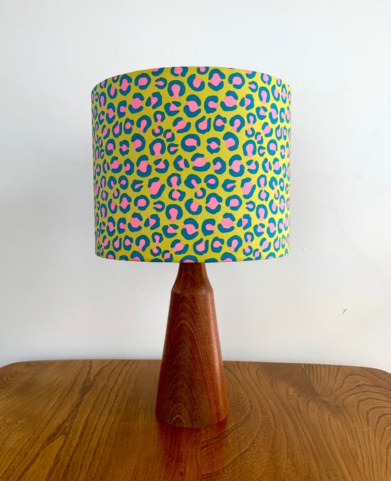 leopard print table lamp