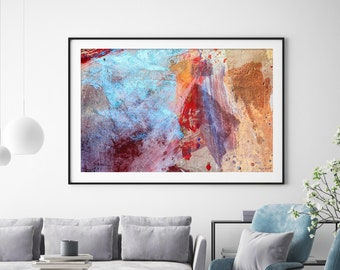 Oceanic Erosion: Vivid Abstract Shipyard Photography Print - Available on Professional Paper, Canvas or Metallic Print