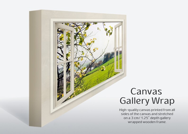 Window View Wall Art Hanging Housewarming Gift Window Print Etsy