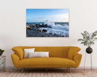 Ocean Waves Fine Art Photography Print - Madeira Island Wall Art - New Home Gift