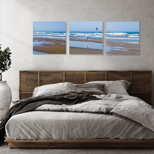3 Piece Beach Picture Etsy