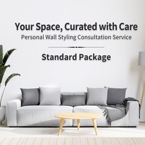 Standard Custom Wall Styling Consultation, Interior Home Design Services, Design Help, E-Design, Interior Designer Consultation