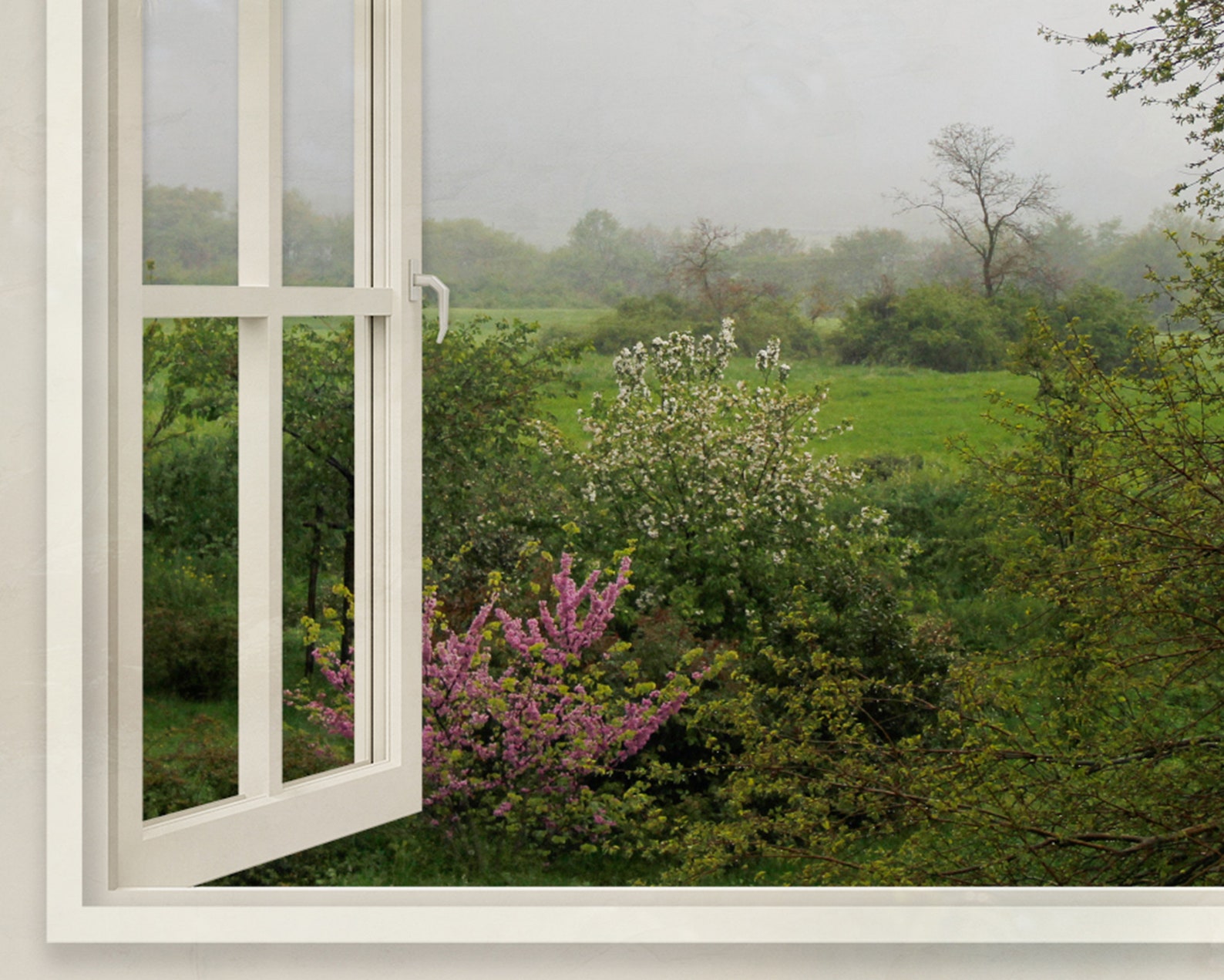 Open Window Wall Art Printed on Canvas Window Wall Art Etsy