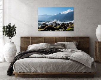 Seascape Photography Print - Atlantic Ocean Scenery on Madeira Island - Large Art Print