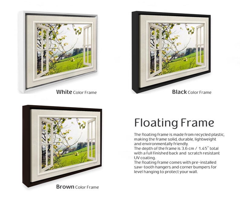 Window View Wall Art Hanging Housewarming Gift Window Print Etsy