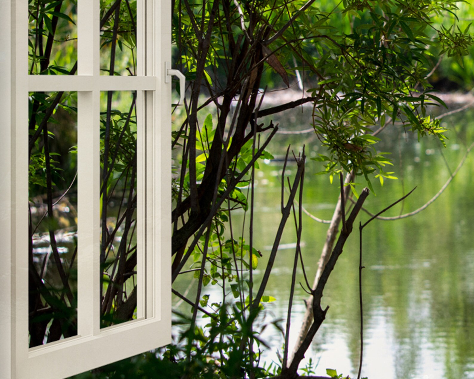 Canvas Window View Art Nature Canvas Wall Art 3d Window Etsy