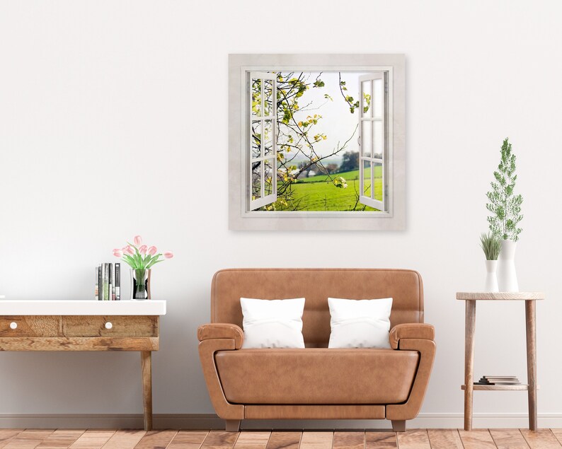 Window View Wall Art Hanging Housewarming Gift Window Print Etsy