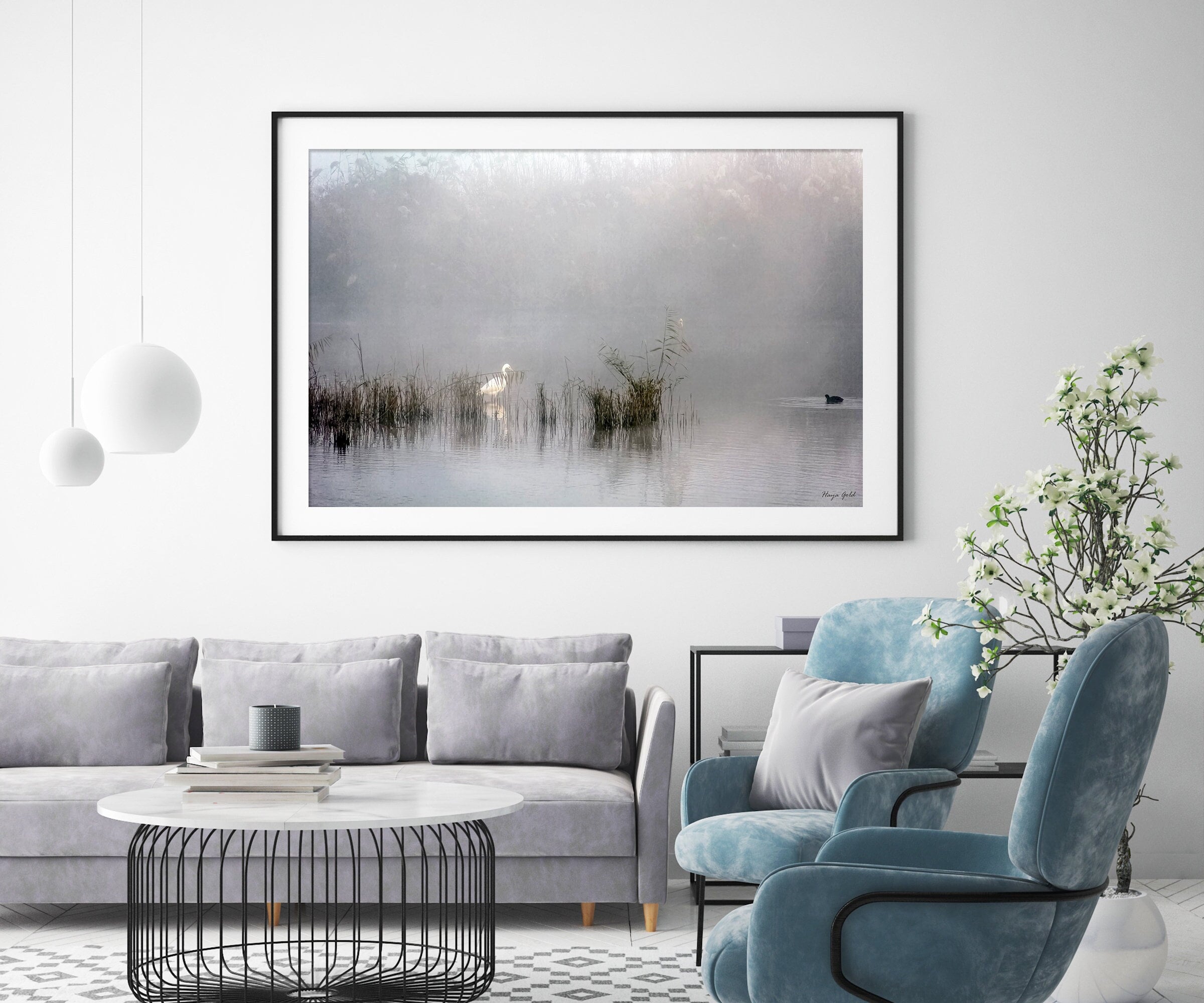 Wildlife Wall Art Print - Black & White Nature Photography - Housewarming Present