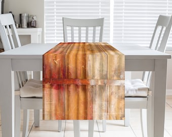 Stylish Vinyl Table Runner with Abstract Wall Texture Print - Perfect Gift for Housewarmings