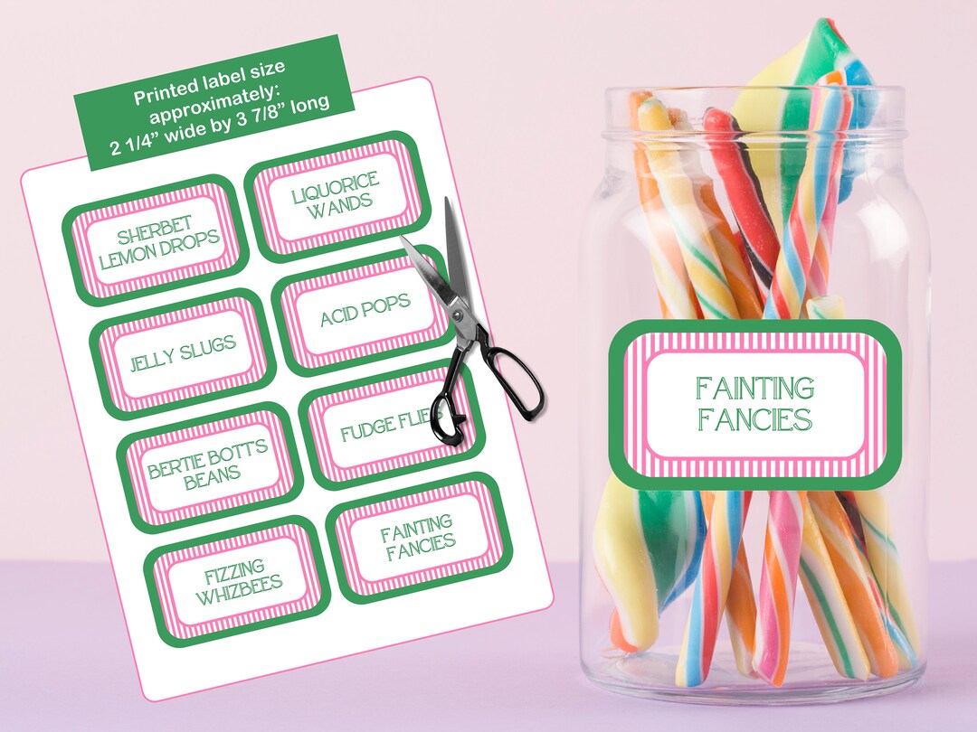 Honeydukes Labels for Candy Bar Harry Potter Themed Party - Etsy