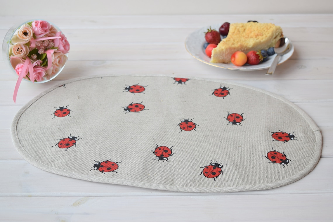 Oval Placemat Table Mat Cloth Placemats Table Placemat Etsy