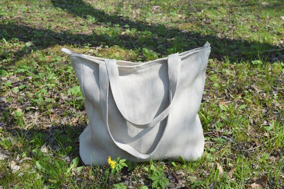 large canvas beach bag