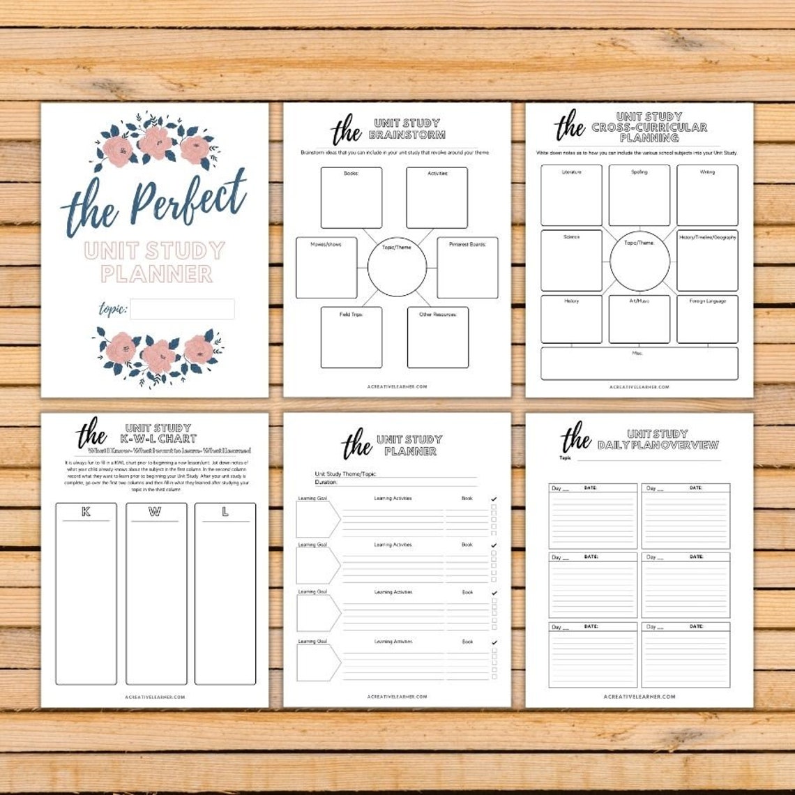 Homeschool Unit Study Planner The Perfect Unit Study Planner | Etsy