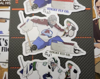 Hockey Fishing Sticker