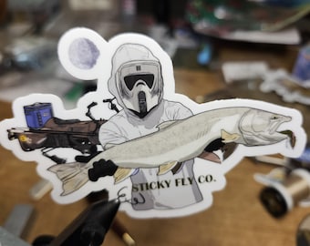 Star Wars Storm Trooper Bull Trout Fishing
