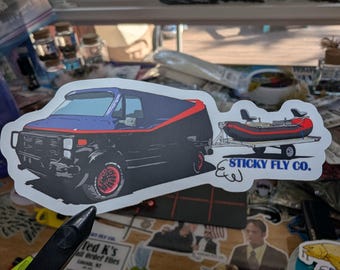 A Team Goes Fly Fishing Bumper Sticker