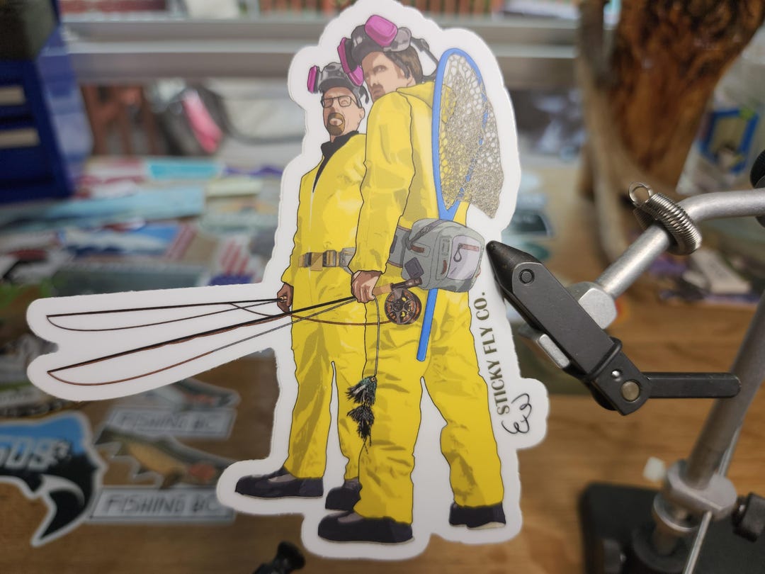 Heisenberg Streamer Fly Fishing Sticker - Etsy