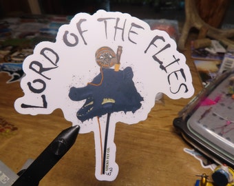 Lord of the Flies Fly Fishing Sticker