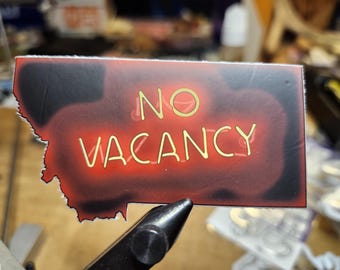 Montana No Vacancy Fly Fishing Sticker