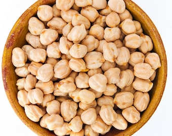 Garbanzo, Bush Beans, Heirloom Seeds, Open Pollinated Container Gardening Vegetable Garden Seeds Non-GMO