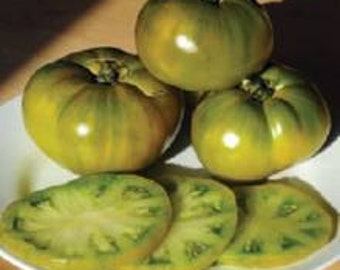 Cherokee Green, Tomato,  Heirloom Garden Seeds   Grown to Organic Standards Open Pollinated Gardening Non-GMO