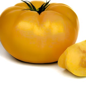 Yellow Beefsteak,  Tomato,  Heirloom Seeds, Open Pollinated Container Gardening Vegetable Garden Seeds Non-GMO