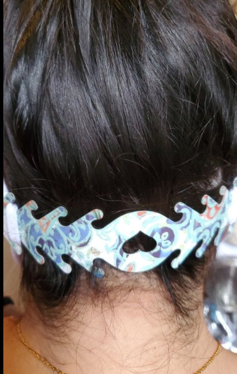 15 Mask Clips Thin Flexible Adjustable Face Mask Holders Laser Etsy