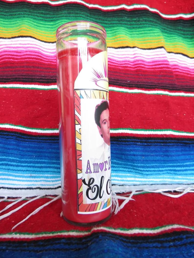 Vela de Juanga JUAN GABRIEL El Divo Veladora White Candle Etsy