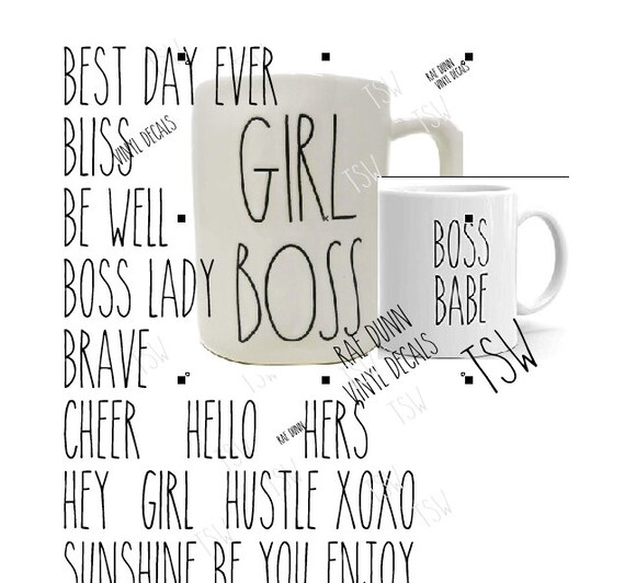 girl boss rae dunn