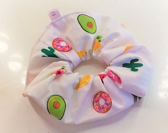 KAWAII COLORIDO Scrunchie Escritura a mano minimalista Corbata para el cabello Accesorio para el cabello scrunchy vsco Scrunchies Corbata para el cabello Scrunchies