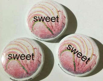 1 PIN CONCHA SWEET Pan Dulce Conchita Sweet Bread 1.5"