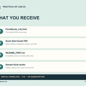 Floral Pricing Calculator & Event Quote App image 8