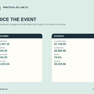 Floral Pricing Calculator & Event Quote App image 3