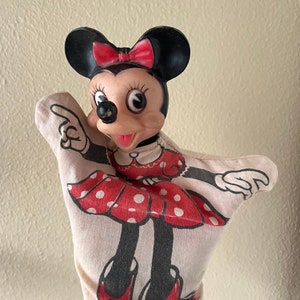 Vintage Character Hand Puppets- set of 4