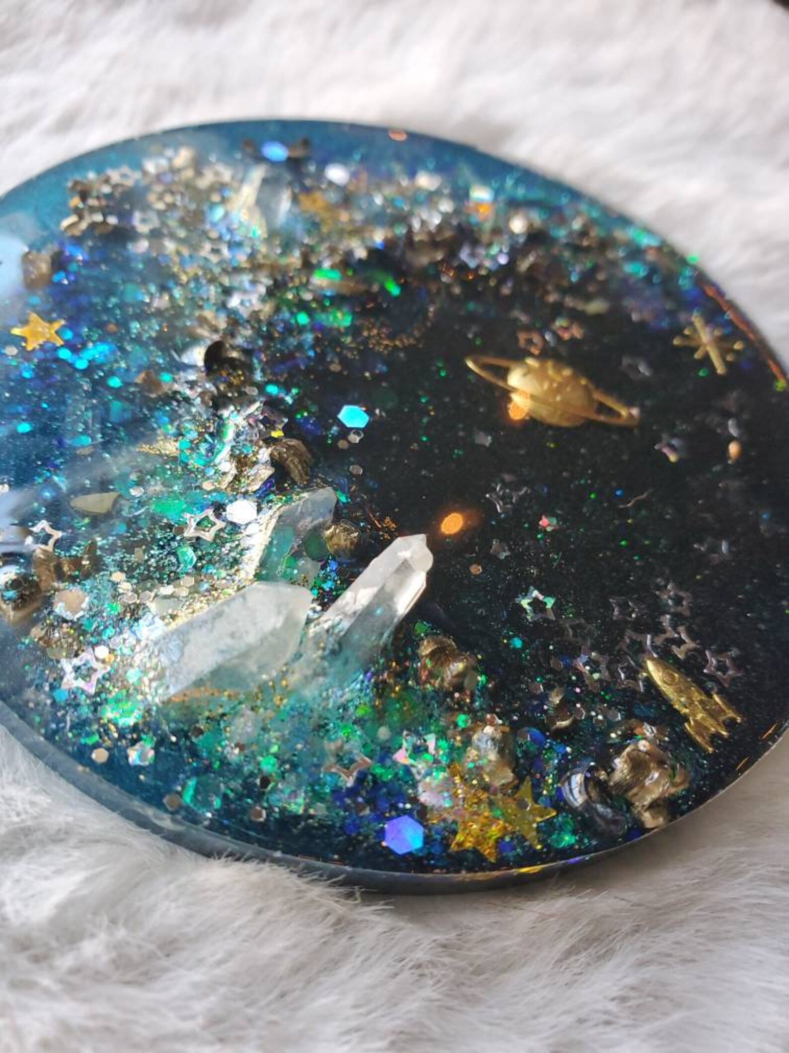 Charging Plate Crystal Charging Plate Orgonite Orgone Etsy