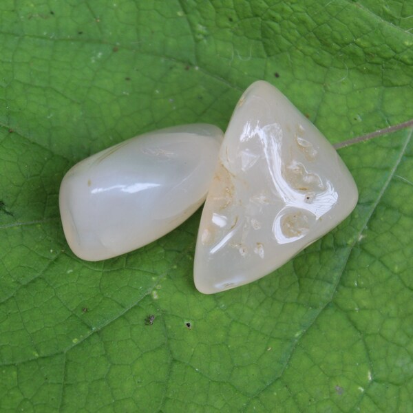 Tumbled Pink Chalcedony for Nurturing Energy and Self-Trust