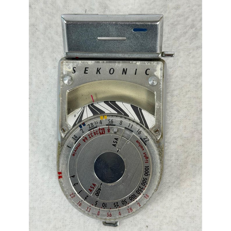 Vintage Sekonic L-8 Light Meter With Leather Case - Tested and Works - Etsy