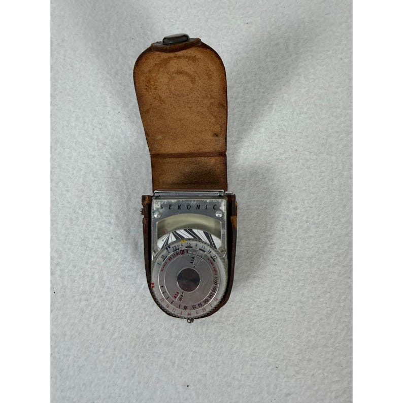 Vintage Sekonic L-8 Light Meter With Leather Case - Tested and Works - Etsy