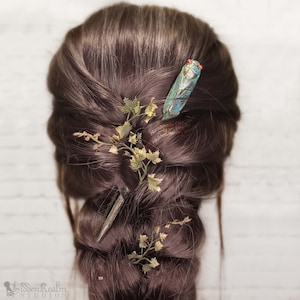 Limited Run - Brood X - Faux Cicada - Resin and Wood Hairpin / Hair Stick