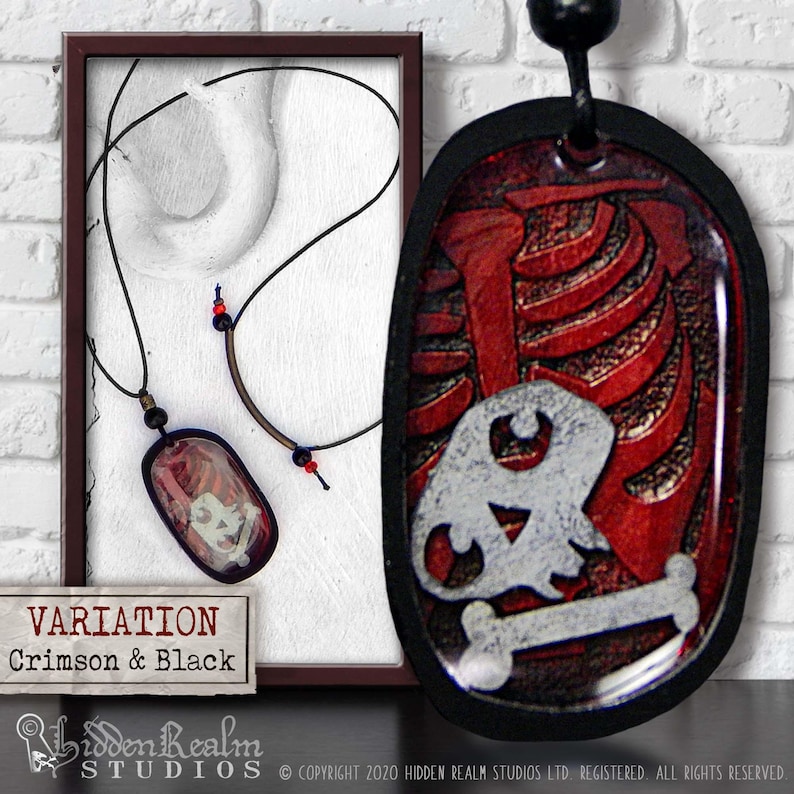 Rattled Bones Handmade Adjustable Skull Shaker Necklace Etsy