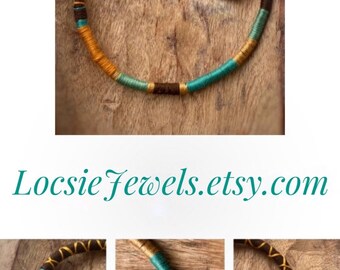 Earthy colors Ateba, locs accessories, atebas, locs, dreadlock