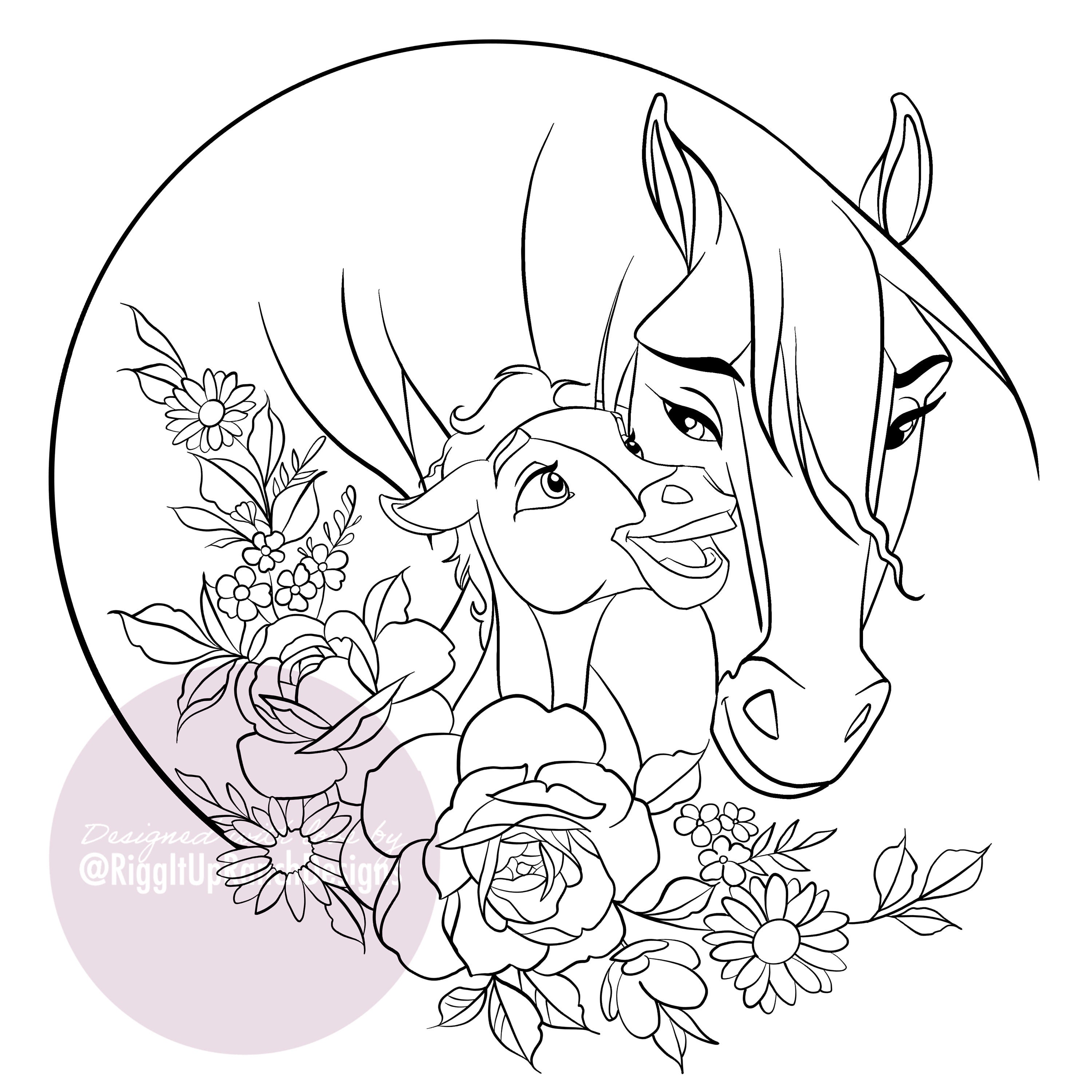 Majestic Spirit Curly Horse Digital Download for Tattoo Pass Existing  Design Customizable Non Exclusive One Time Use. Amylyn Bihrle Mm43 - Etsy  Israel