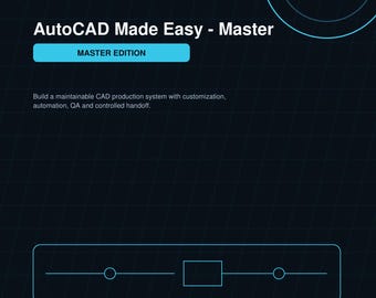 AutoCAD Made Easy Master Guide | CAD CAM Training | Step by Step 2026 Digital Manual | Powered by Jefre