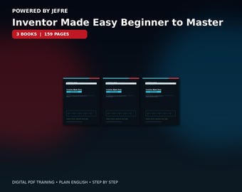 Inventor Made Easy Beginner to Master | 3 Book Bundle